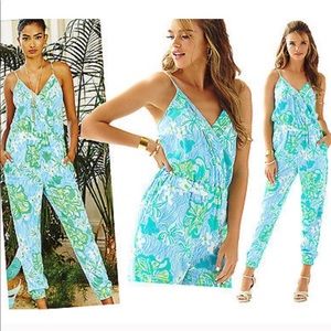Lilly Melba green wave rider jumpsuit